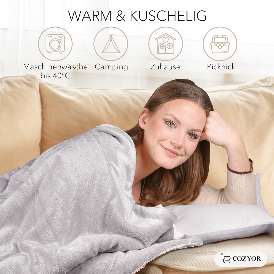 Kuscheldecke XL Sherpa