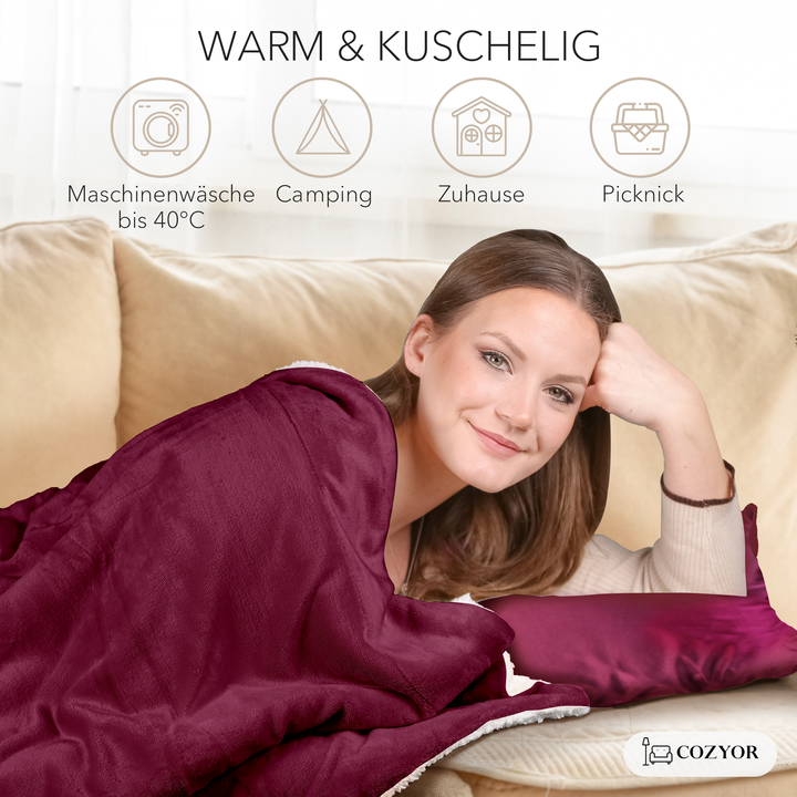 Kuscheldecke XL Sherpa