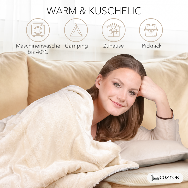 Kuscheldecke XL Sherpa