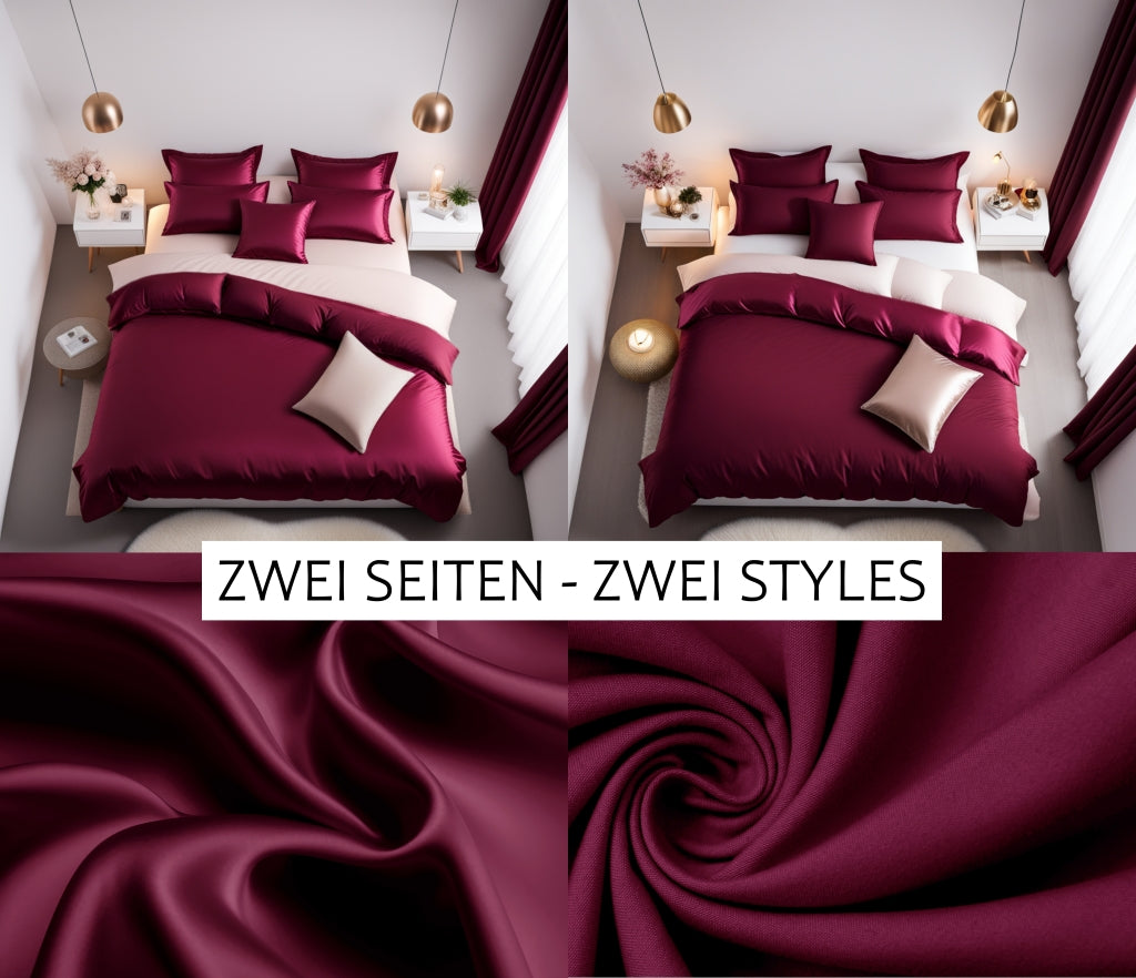 Wendebettwäsche Satin und Mikrofaser extra dick und weich