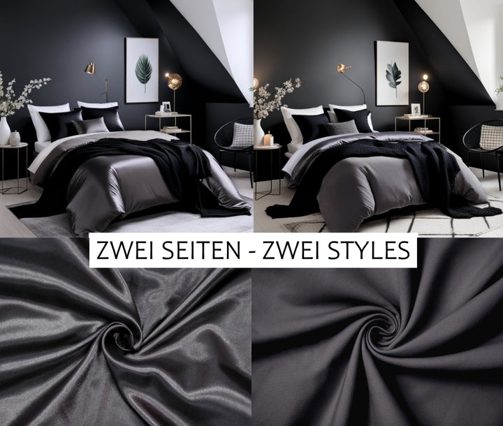 Wendebettwäsche Satin und Mikrofaser extra dick und weich